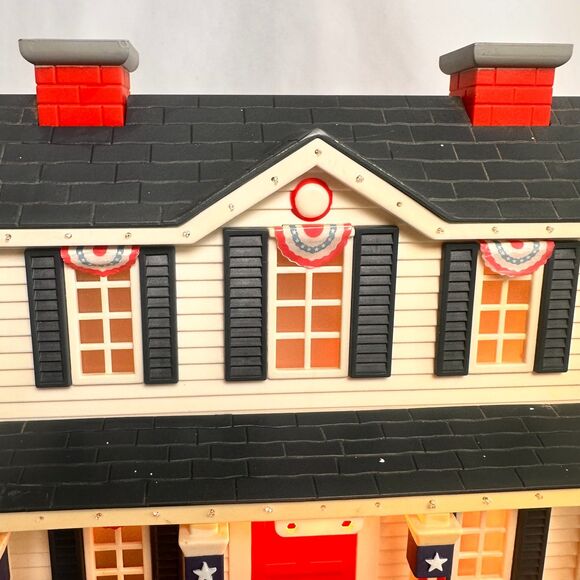 Patriotic Lighted House DecorationAmericana Red White Blue Independence Day - Picture 10 of 14